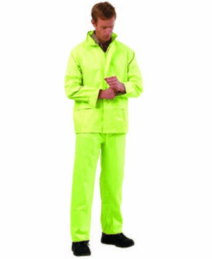 PVC Rain Set Hi Vis