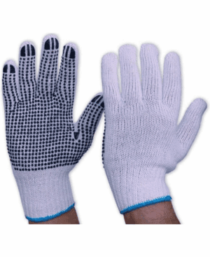Poly Cotton Glove PVC Dot