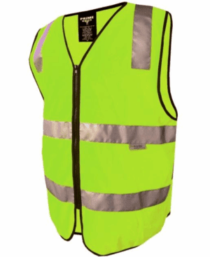 Prime Mover Safety Vest Yellow Taped