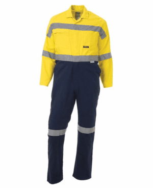 Bisley Lightweight Overalls Hi Vis Tape