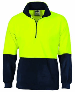 DNC 3825 Polar Fleece Jumper Hi Vis