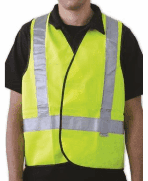 Safety Vest Yellow Taped