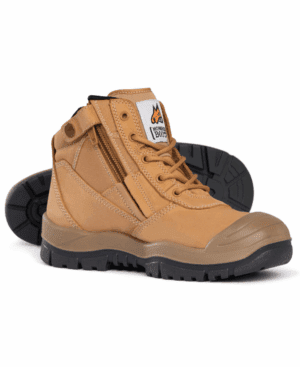 Mongrel 461050 Zip Side Safety Boot Wheat