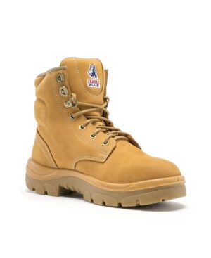 Steel Blue Argyle Ladies Safety Boot Wheat