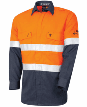 TRU HRC1 RipStop FR Shirt Orange/Navy Taped