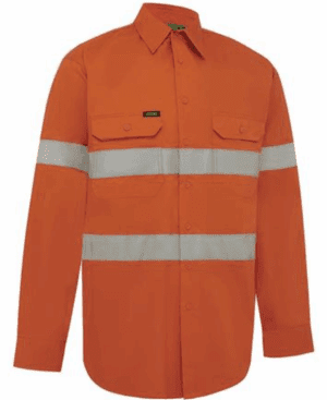 WorkIt 2013 Vent Shirt LS HVis Tape