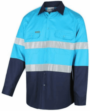WorkIt 2013 Vent Shirt LS HVis Tape