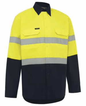 WorkIt 2013 Vent Shirt LS HVis Tape