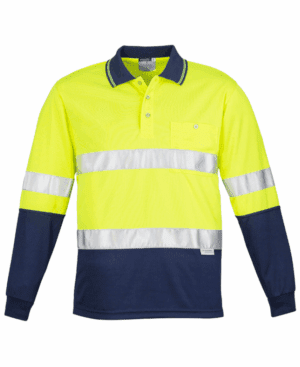 Syzmik Polo LS HiVis Tape